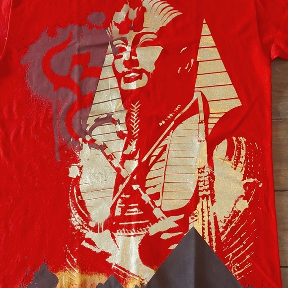 KALLUSIVE Red graphic T- shirt size Medium - Picture 2 of 8